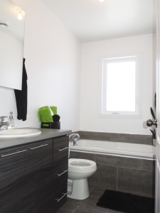 Salle de bain rez-de-chaussée - modèle maison moderne St-Nicéphore