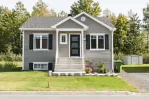 Modèle maison moderne Drummondville - façade extérieure